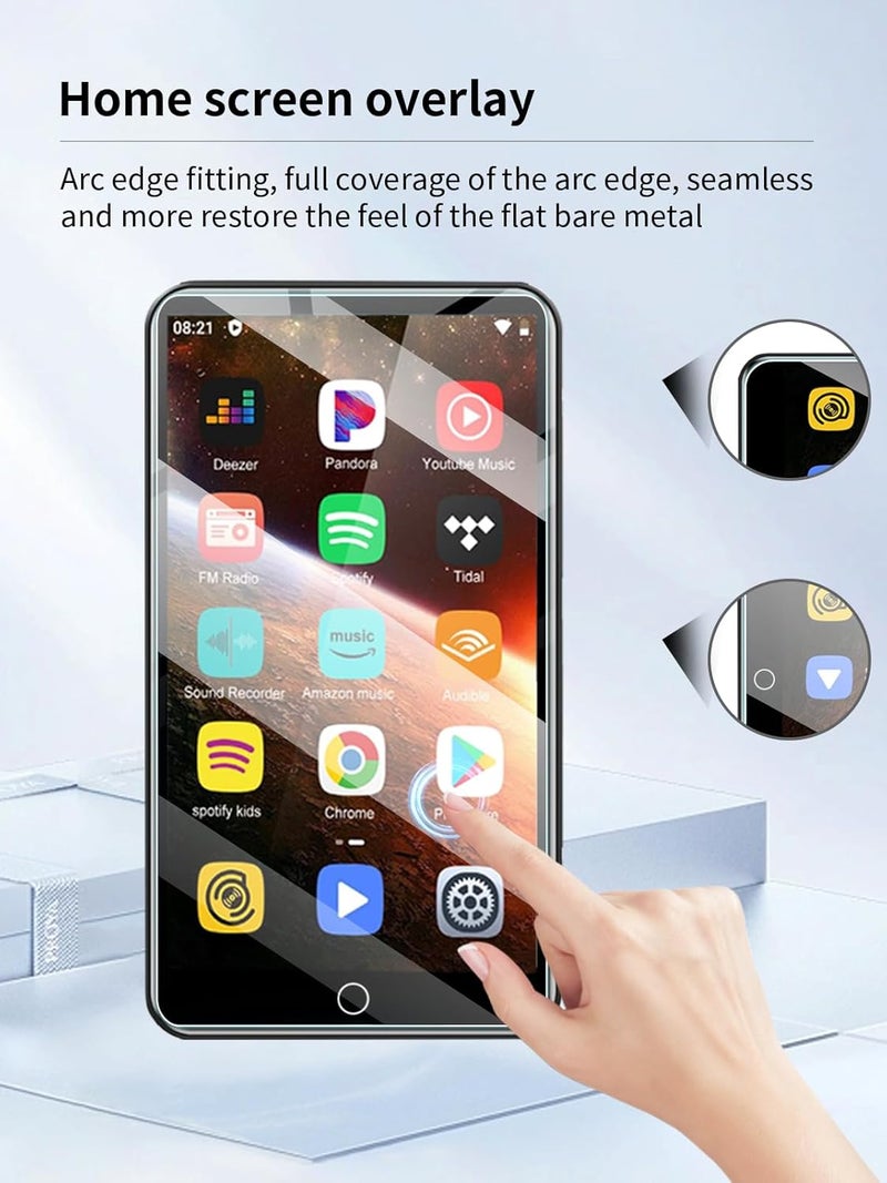 UYRUREL Screen Protector for Diofox MP3 Player 4-inch Touch Screen MP3 Player, High-definition Scratch Resistant Film,HD Clear, Bubble Free with Easy Installation Kit, 3 Pack. - Image 4